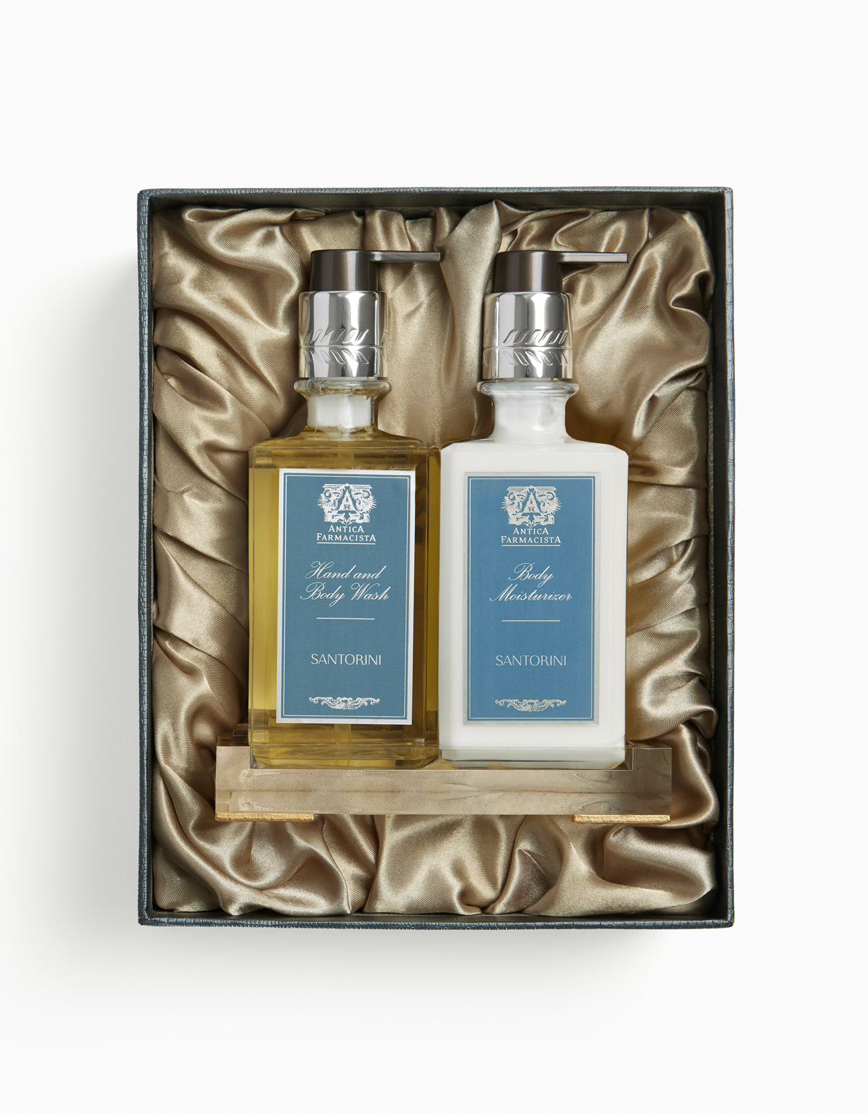 Acrylic Bath & Body Gift Set: Santorini