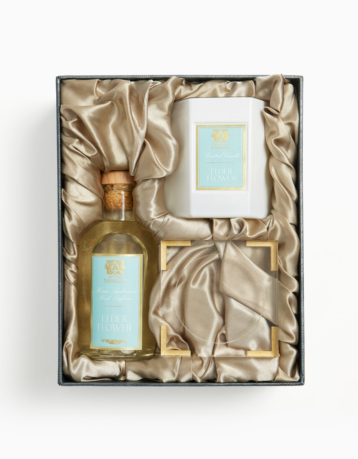 Acrylic Home Ambiance Gift Set: Elderflower