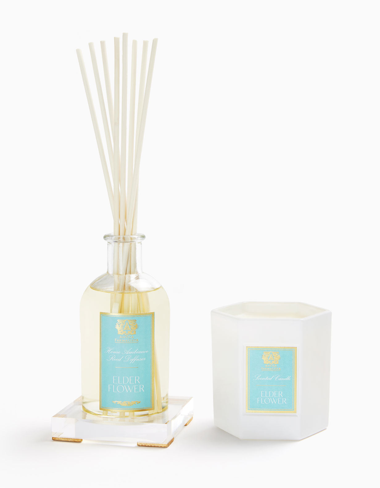 Acrylic Home Ambiance Gift Set: Elderflower