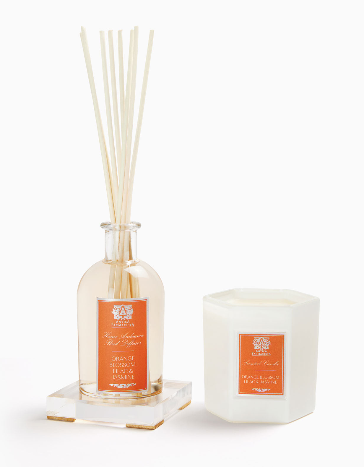 Acrylic Home Ambiance Gift Set: Orange Blossom, Lilac & Jasmine