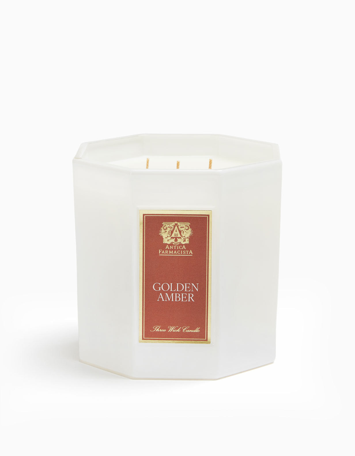 Golden Amber Three-Wick Candle