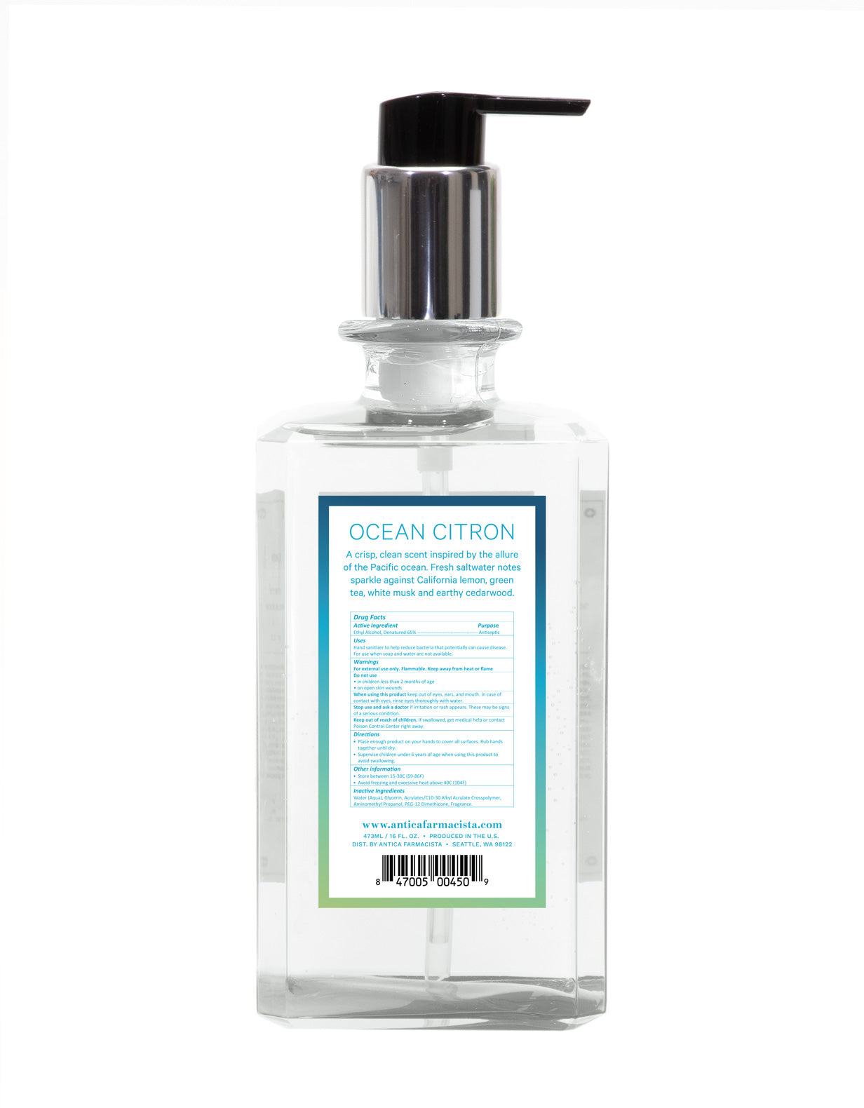 16oz Ocean Citron Hand Sanitizer