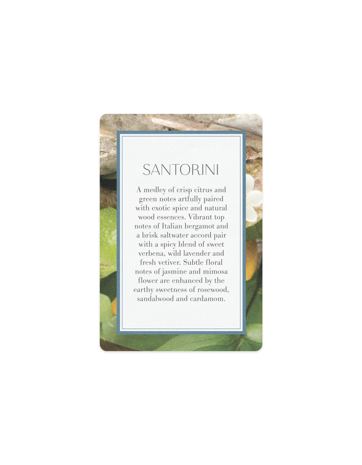 Scented Card - Santorini