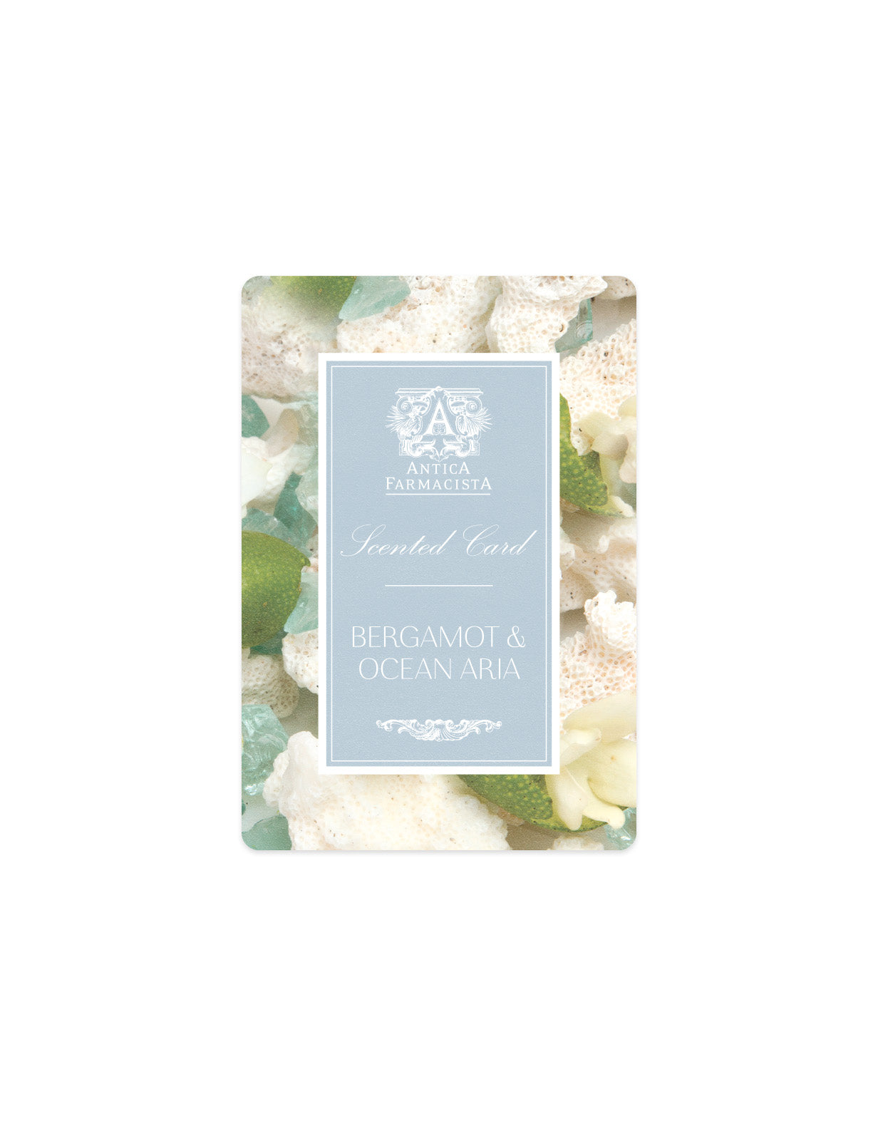 Scented Card - Bergamot & Ocean Aria