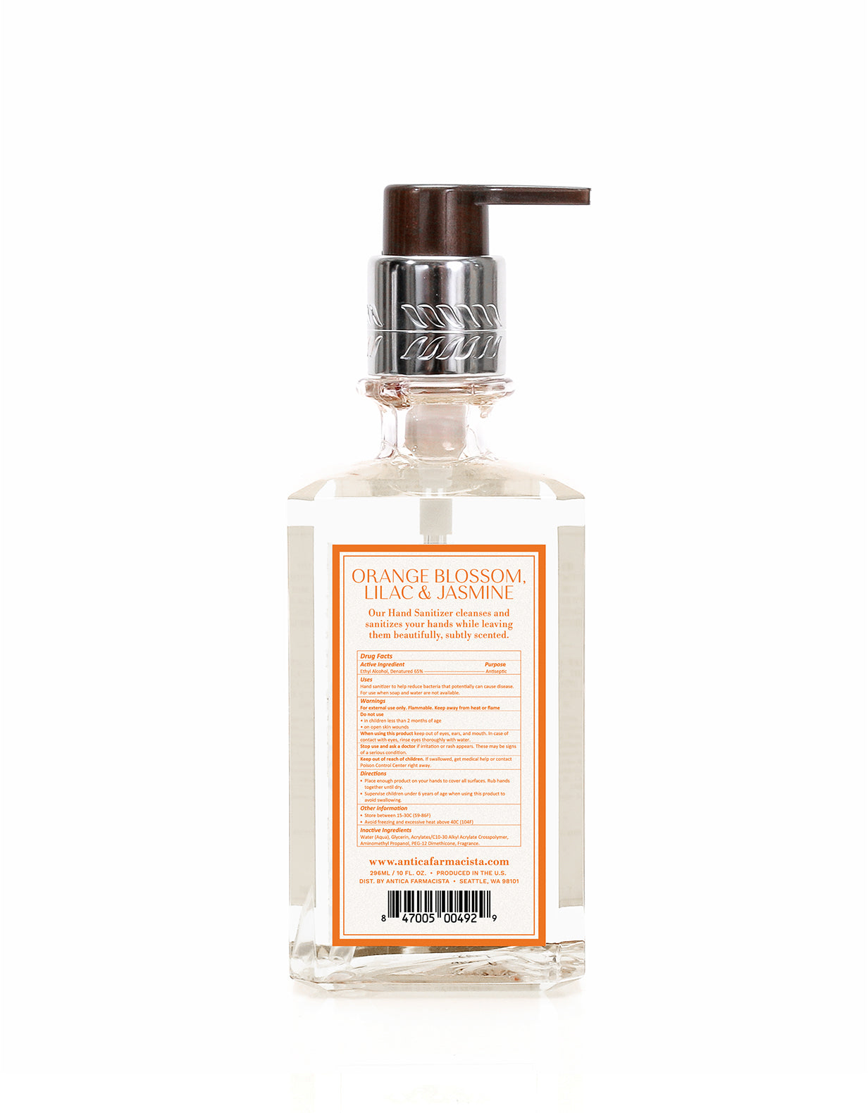 Orange Blossom, Lilac & Jasmine Hand Sanitizer