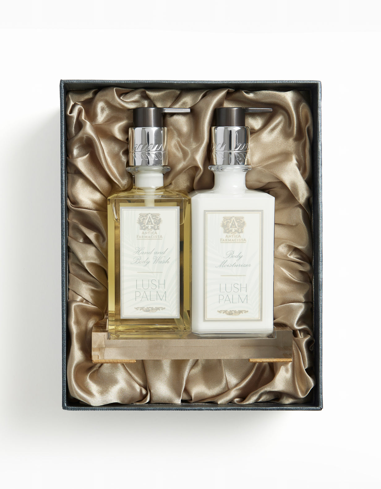 Acrylic Bath & Body Gift Set: Lush Palm