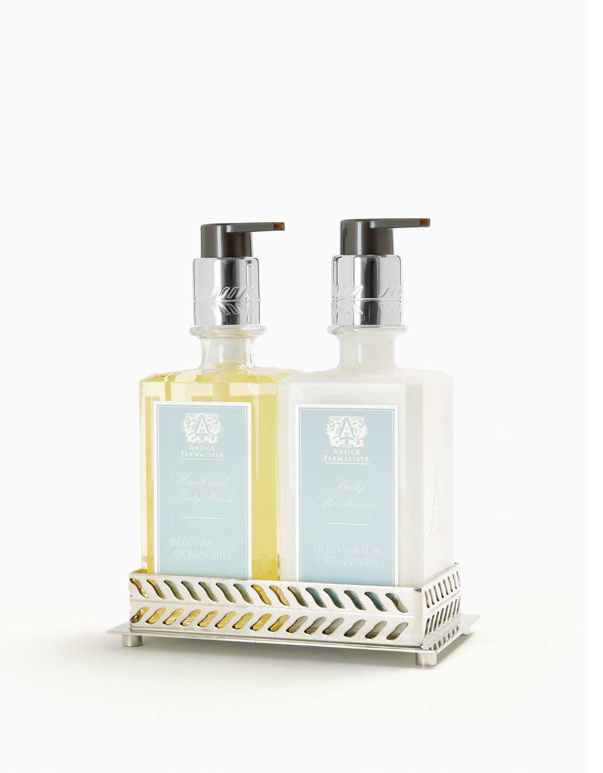 Nickel Bath & Body Gift Set: Bergamot & Ocean Aria