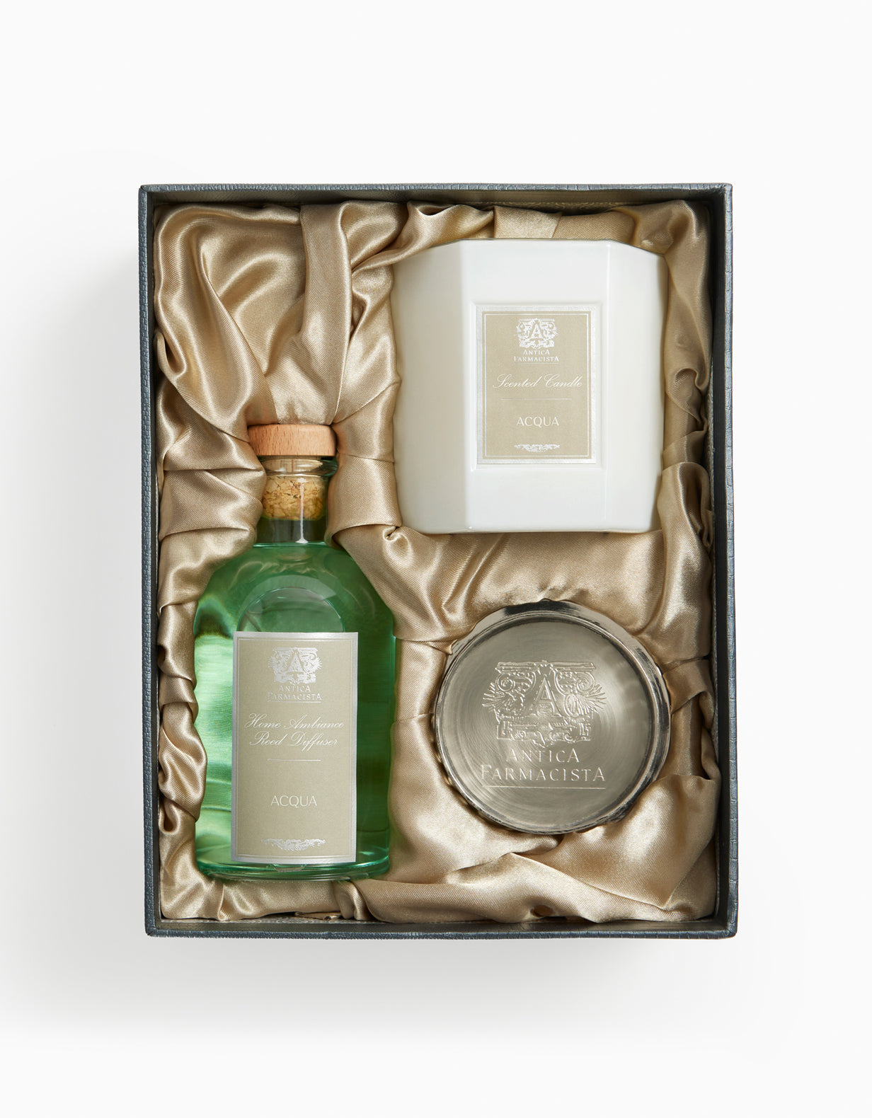 Nickel Home Ambiance Gift Set: Acqua