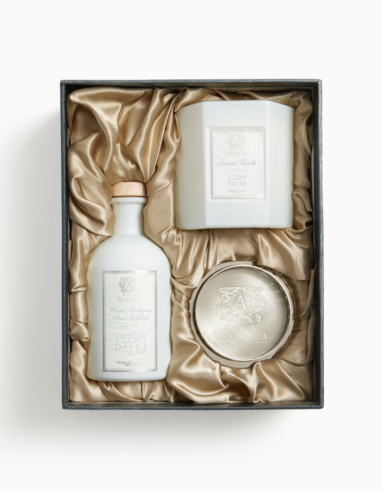 Nickel Home Ambiance Gift Set: Lush Palm