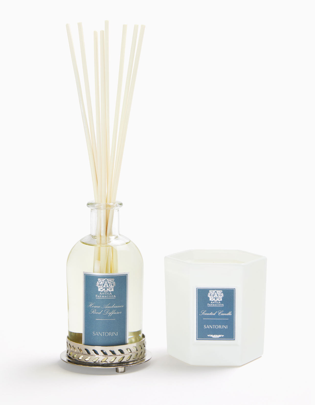 Nickel Home Ambiance Gift Set: Santorini