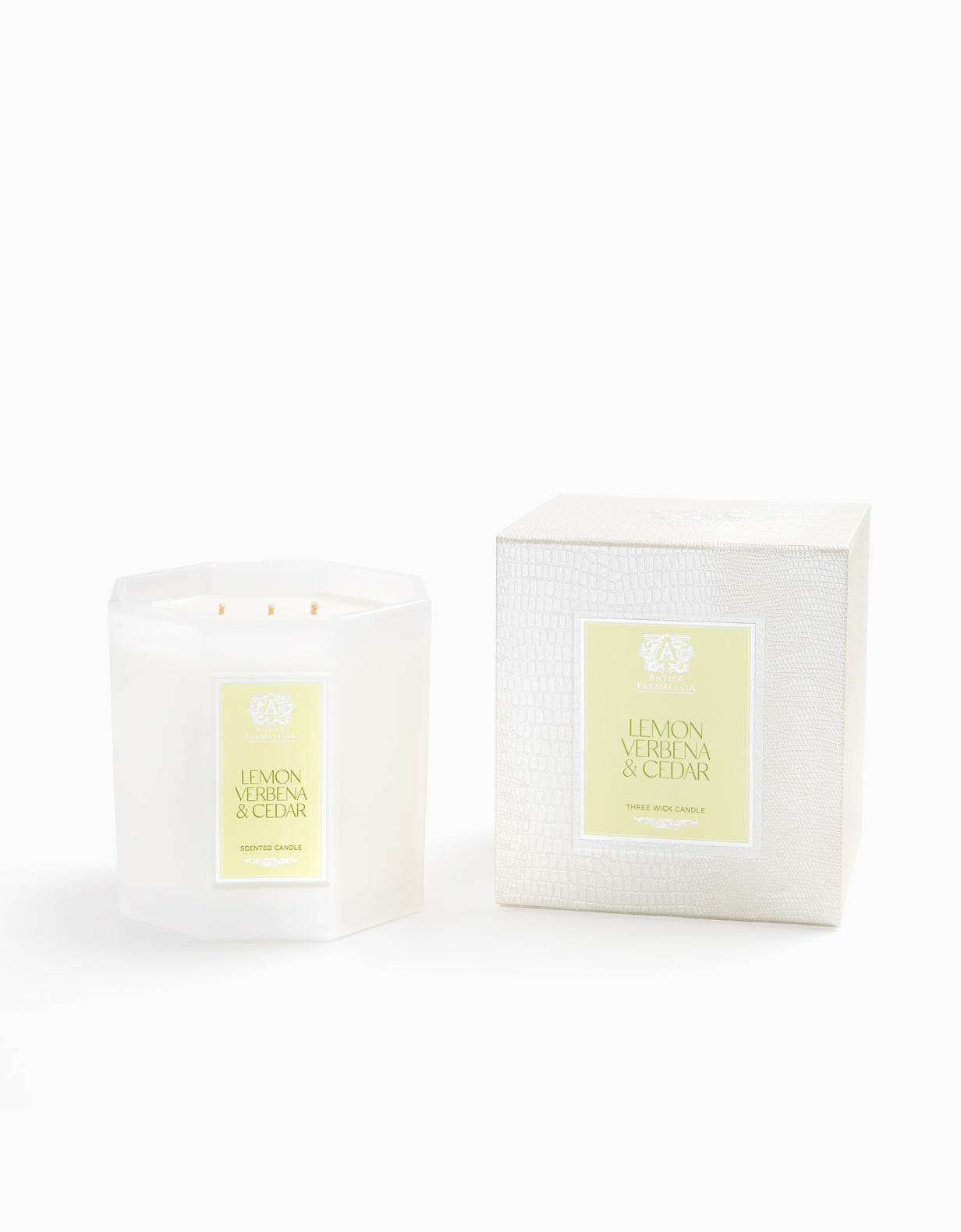 Lemon, Verbena & Cedar Three-Wick Candle