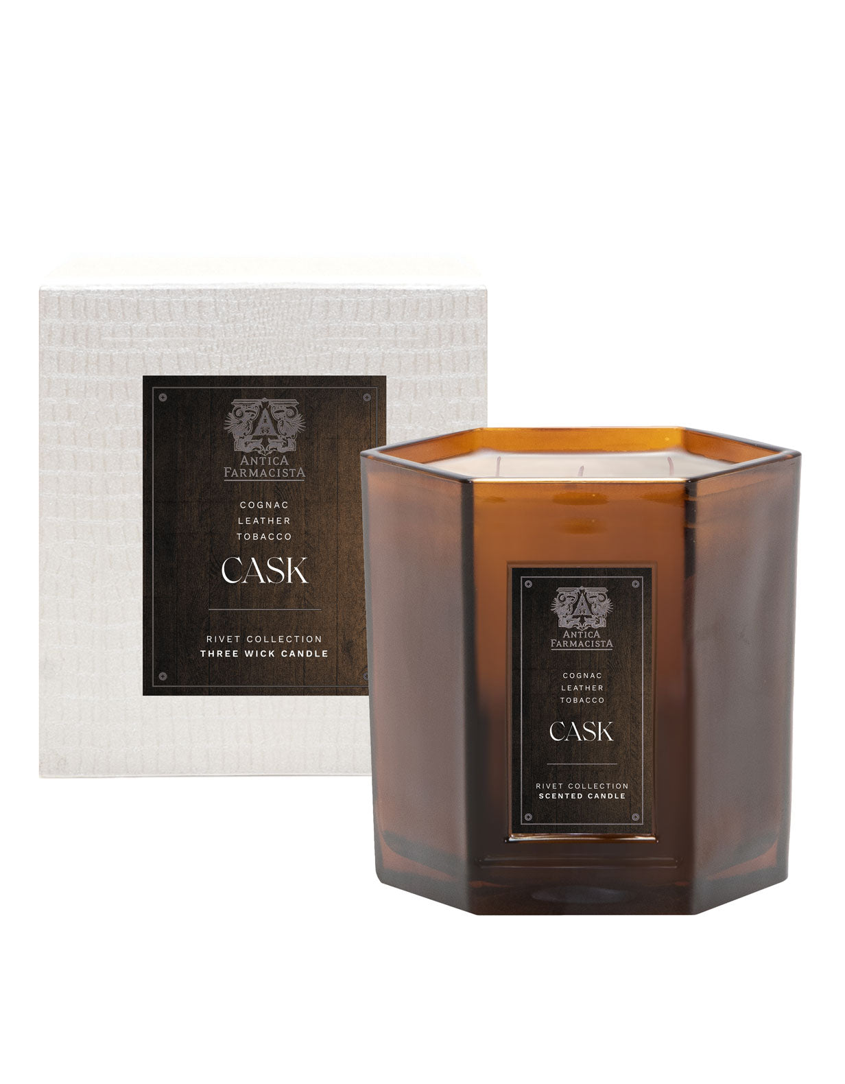 Cask Three-Wick Candle