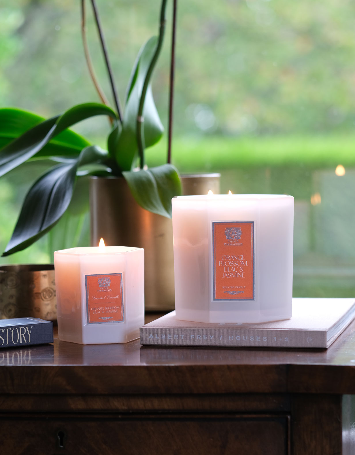 Orange Blossom, Lilac & Jasmine Three-Wick Candle