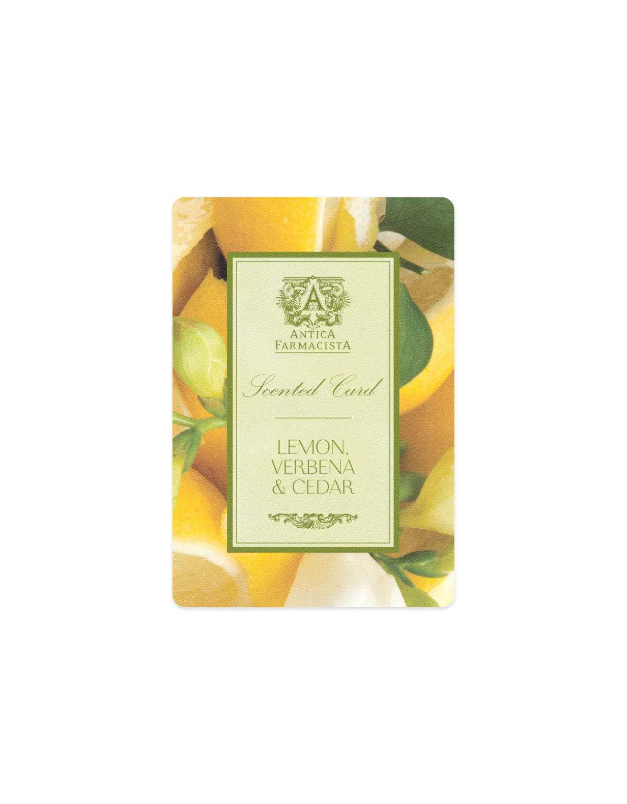 ‍Scented Card - Lemon, Verbena & Cedar (100% off)