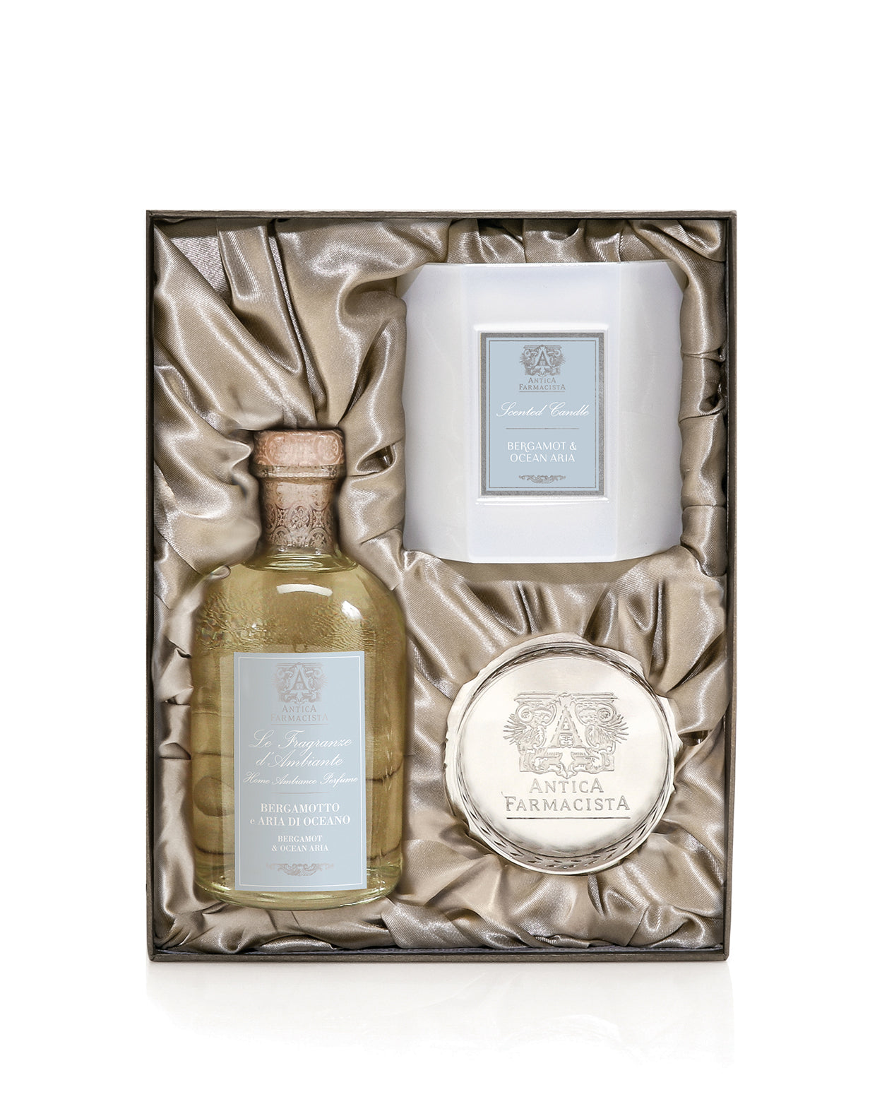 Nickel Home Ambiance Gift Set: Bergamot & Ocean Aria