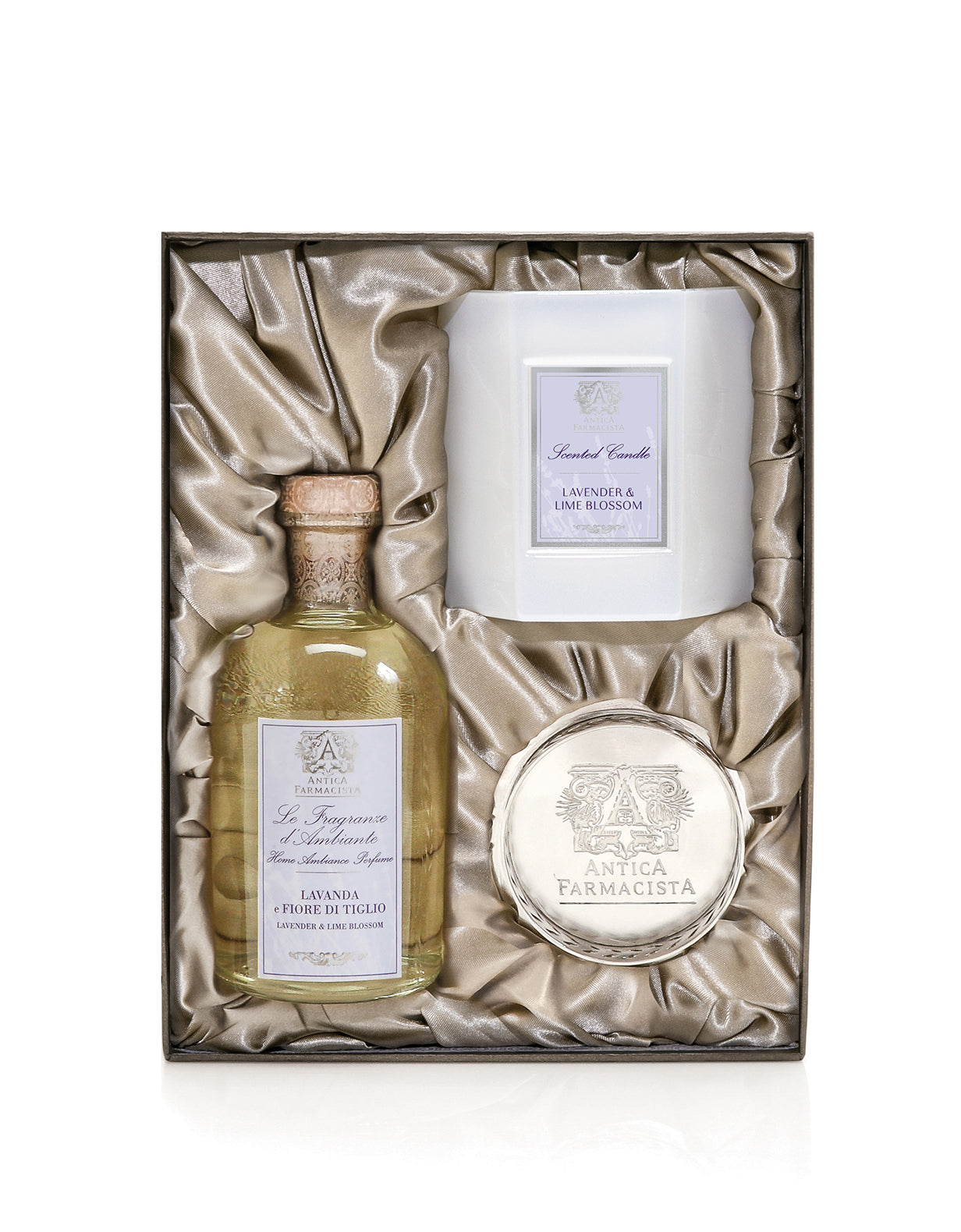 Nickel Home Ambiance Gift Set: Lavender & Lime Blossom