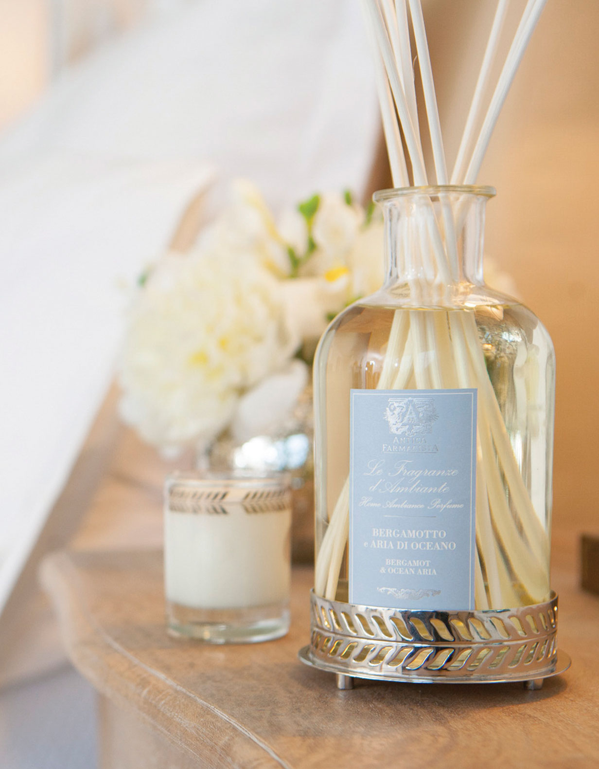 500ml Bergamot & Ocean Aria Reed Diffuser