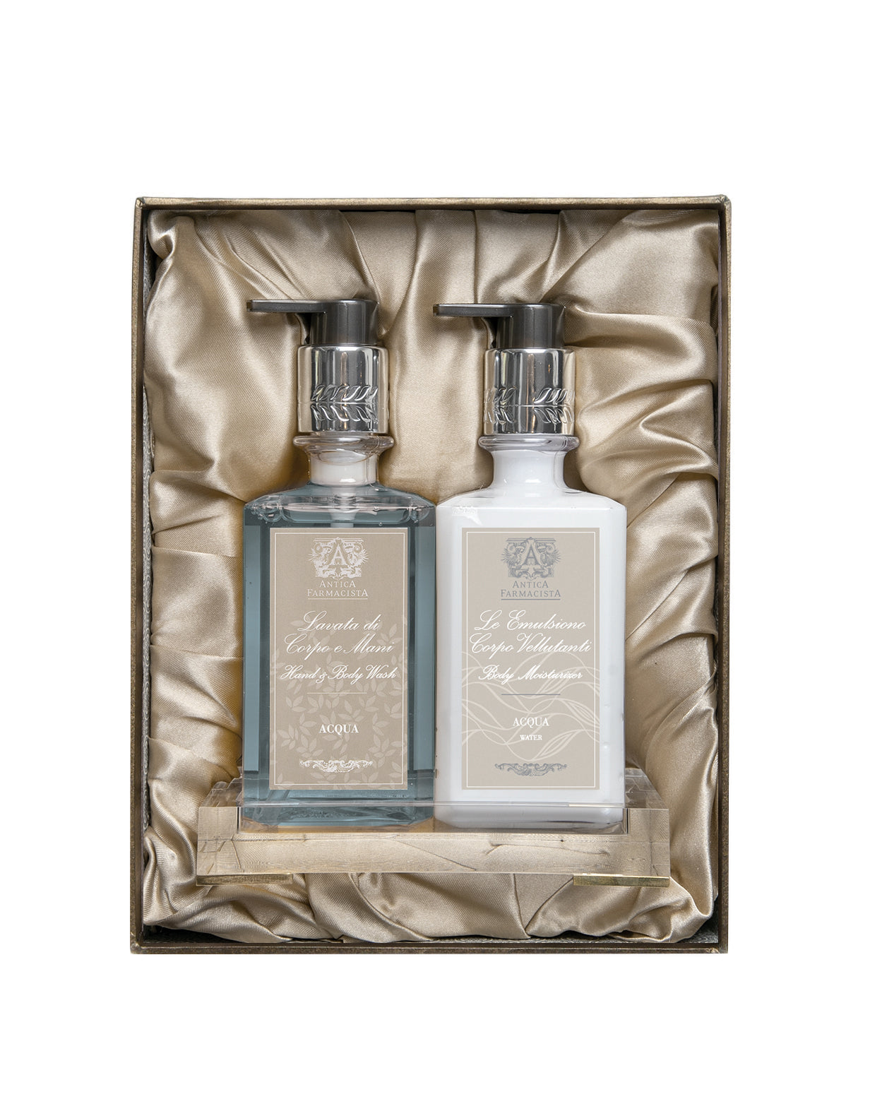 Acrylic Bath & Body Gift Set: Acqua