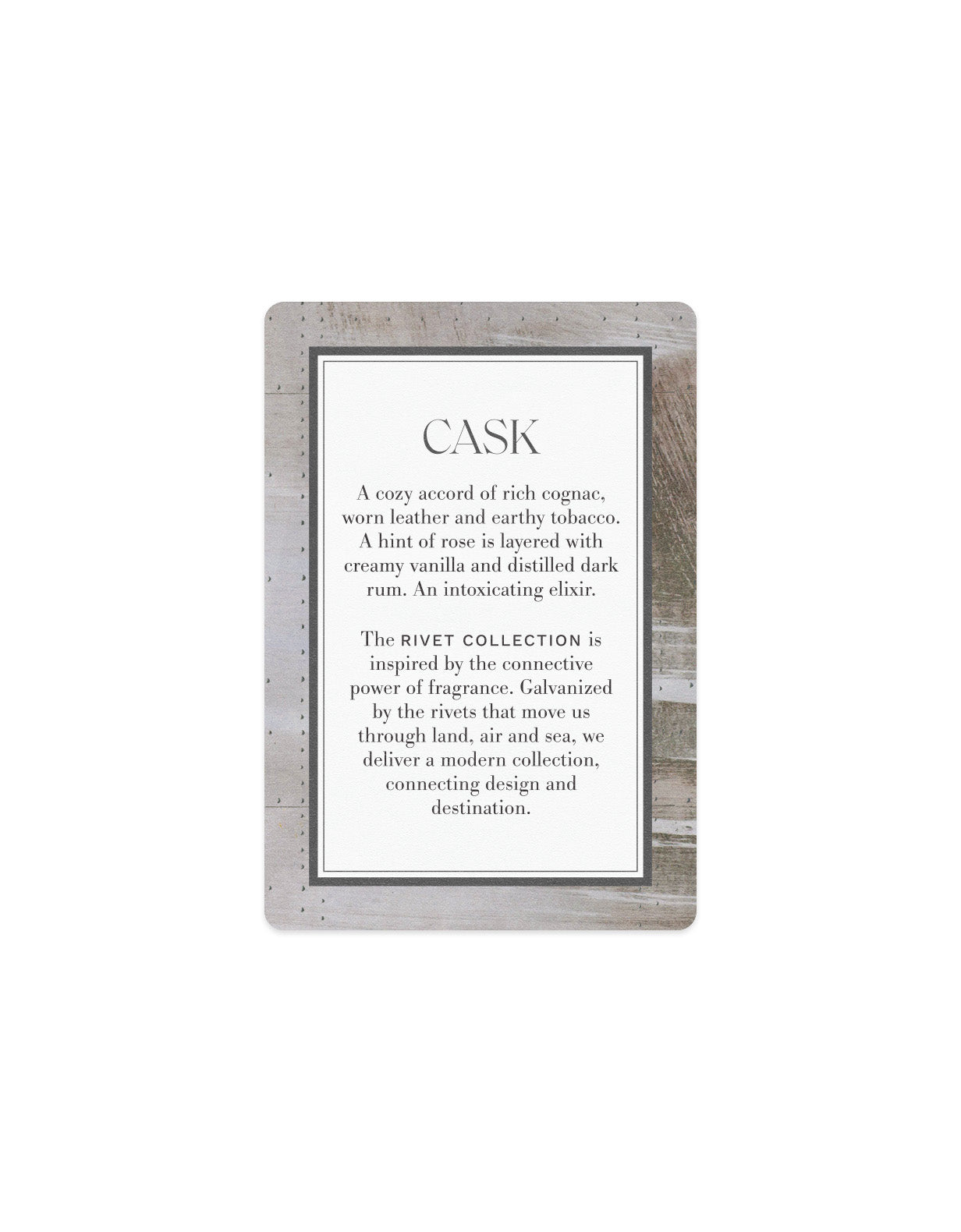 Scented Card - Cask