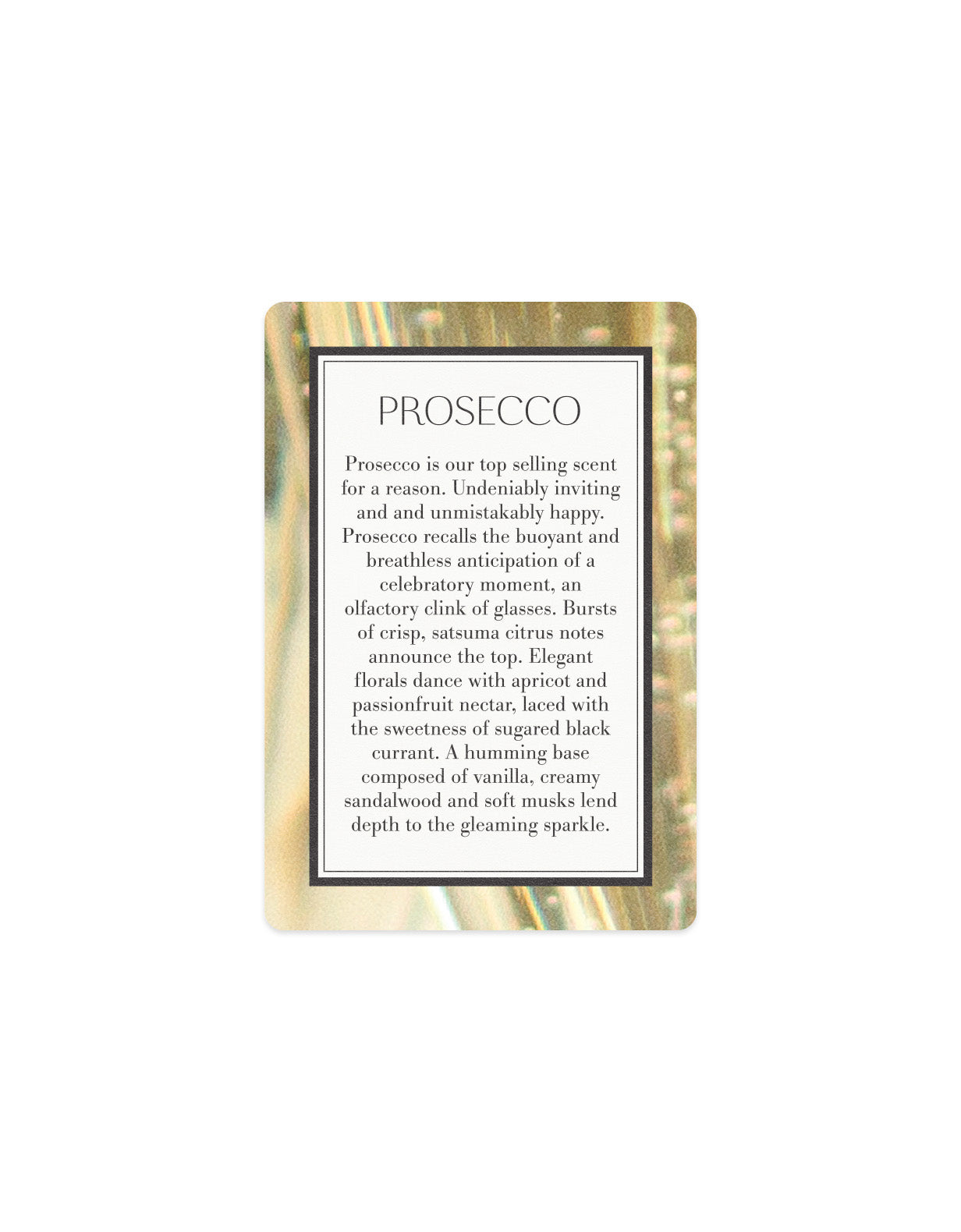 Scented Card - Prosecco