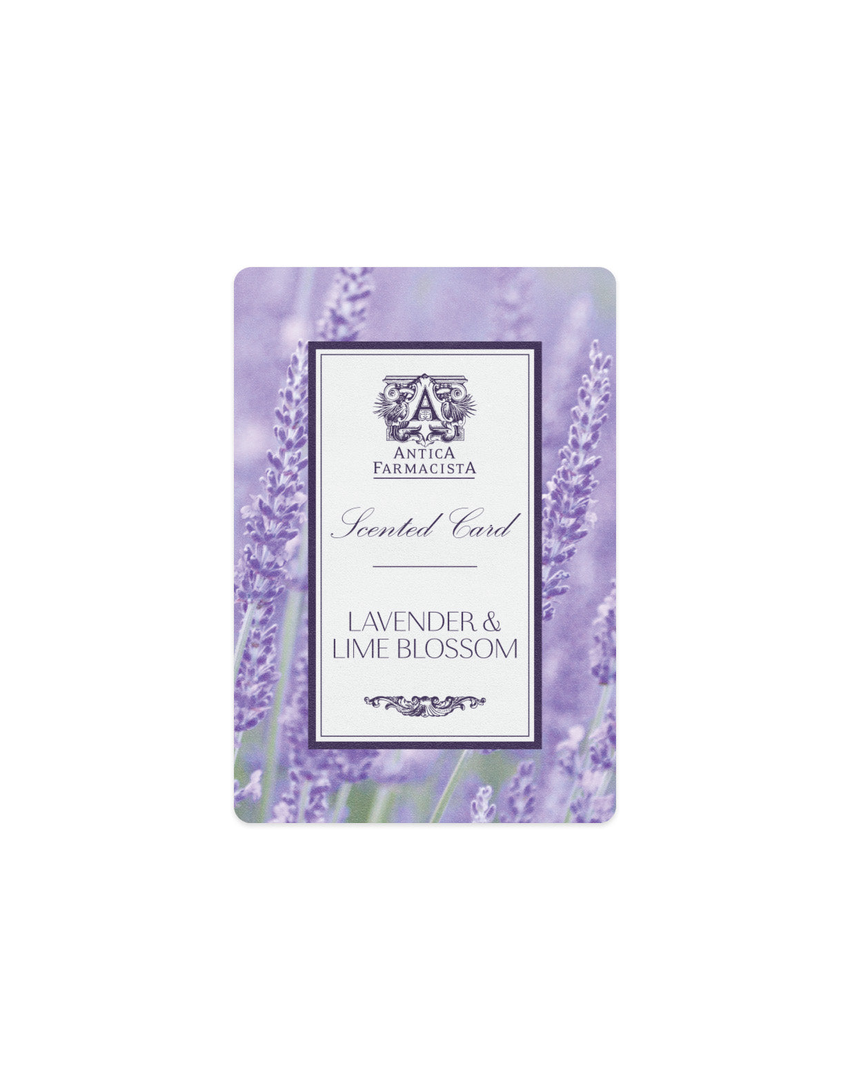 Scented Card - Lavender & Lime Blossom