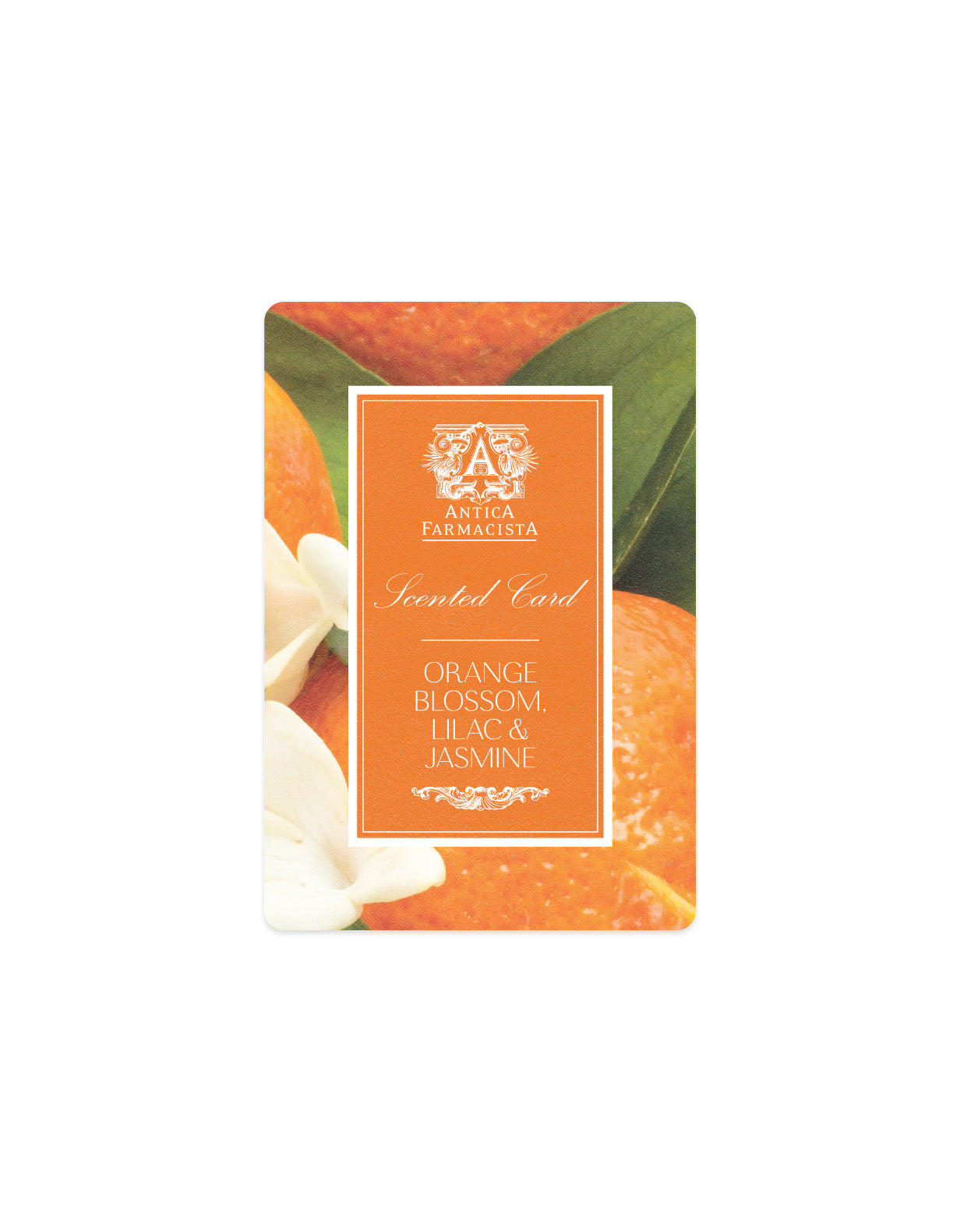 Scented Card - Orange Blossom, Lilac & Jasmine